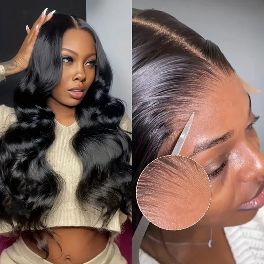 220 Density Body Wave Lace Front Wigs 13x4 13x6 40 Inch Lace Closure Wig 5x5 Gluless Transparent Human Hair Lace Frontal Wigs