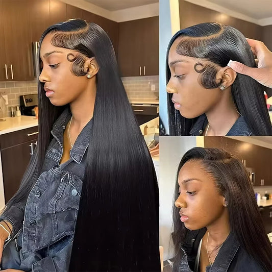 30 Inch 200 Density Straight Human Hair Wigs 13x6 Hd Lace Frontal Wig 360 Lace Front Wig 13x4 Lace Front Wig For Black Women